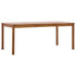 Maison Madeleine -  9 Piece Dining Set Pinewood Honey Brown